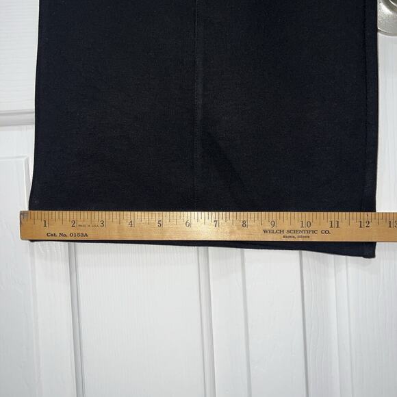 Black Wide Leg Lounge Pants Drawstring Waist Casual Comfy - Picture 4 of 14